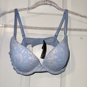 Victoria's Secret Light Blue Lace Bra